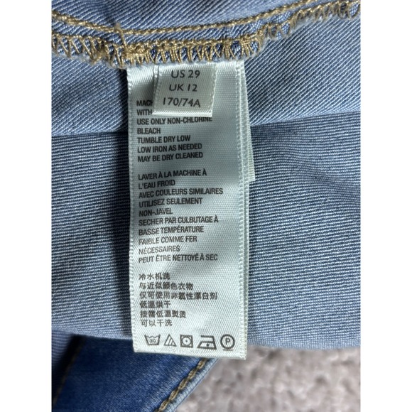 Free People Womens Size 29 Light Wash High Rise Flare Jeans‎ - Picture 12 of 15